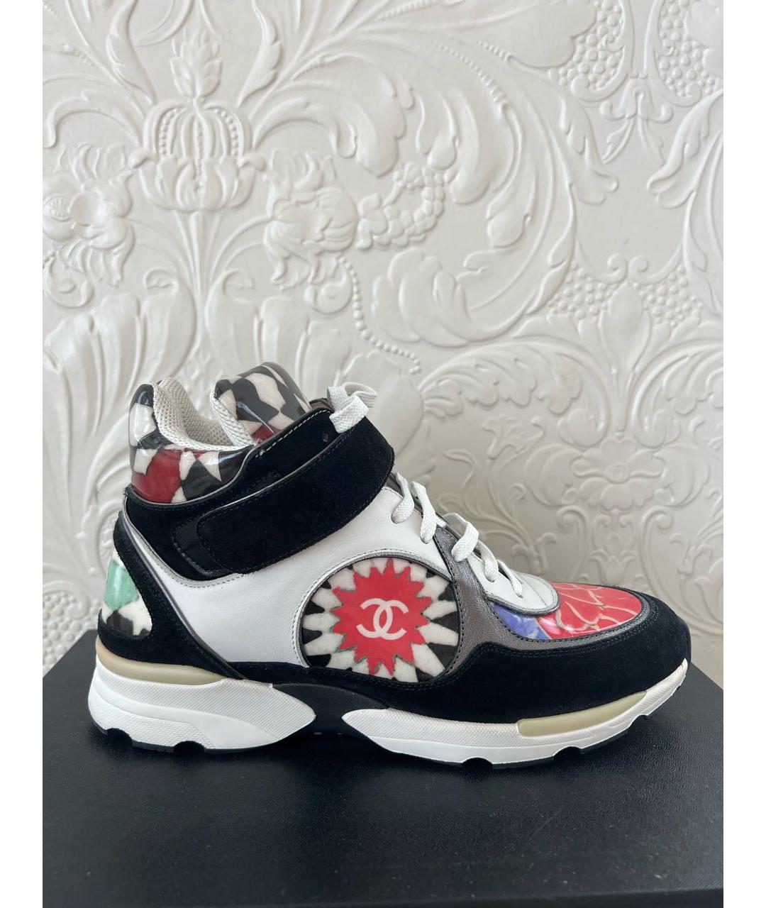 CHANEL Кожаные кроссовки, фото 5