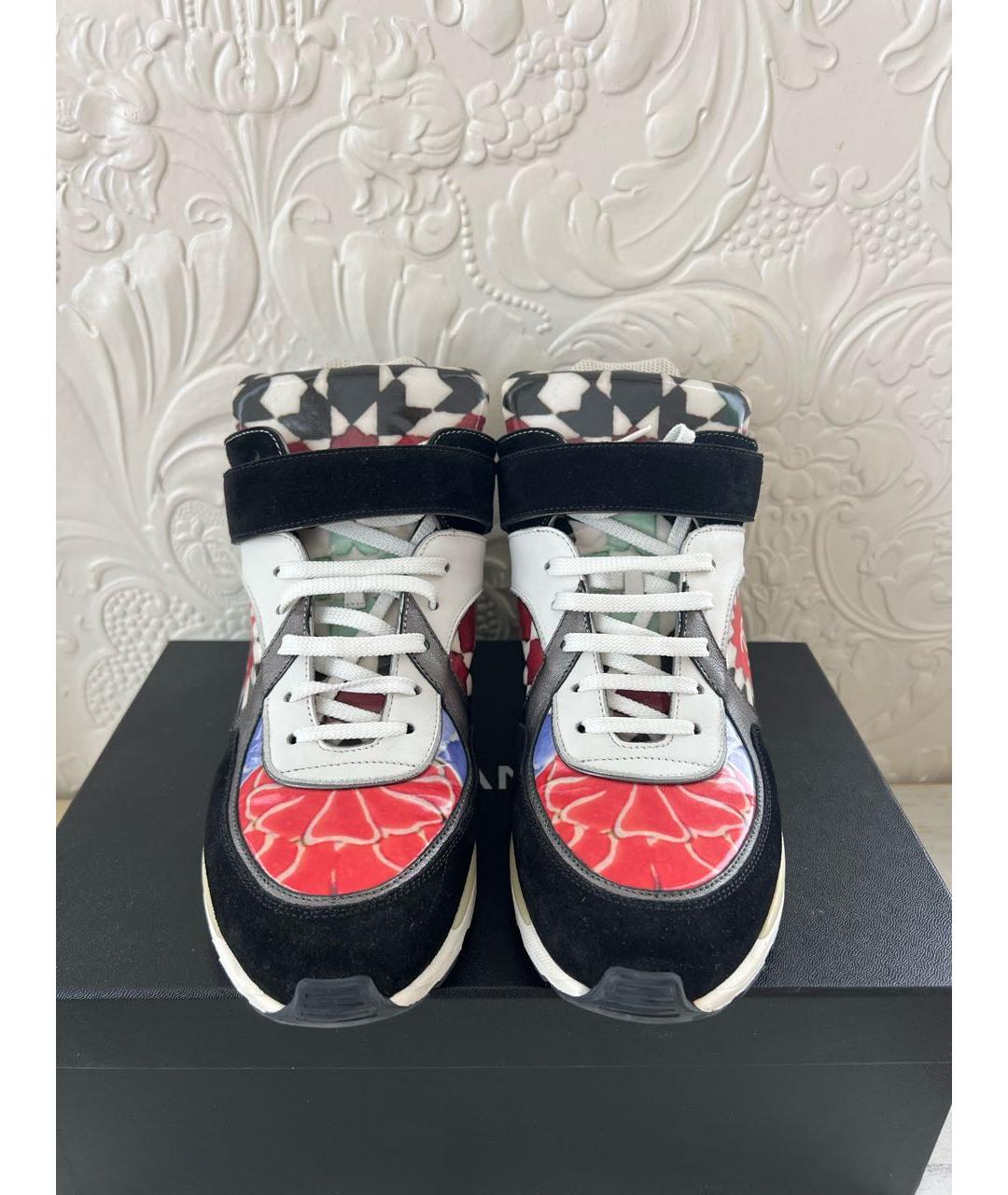 CHANEL Кожаные кроссовки, фото 2