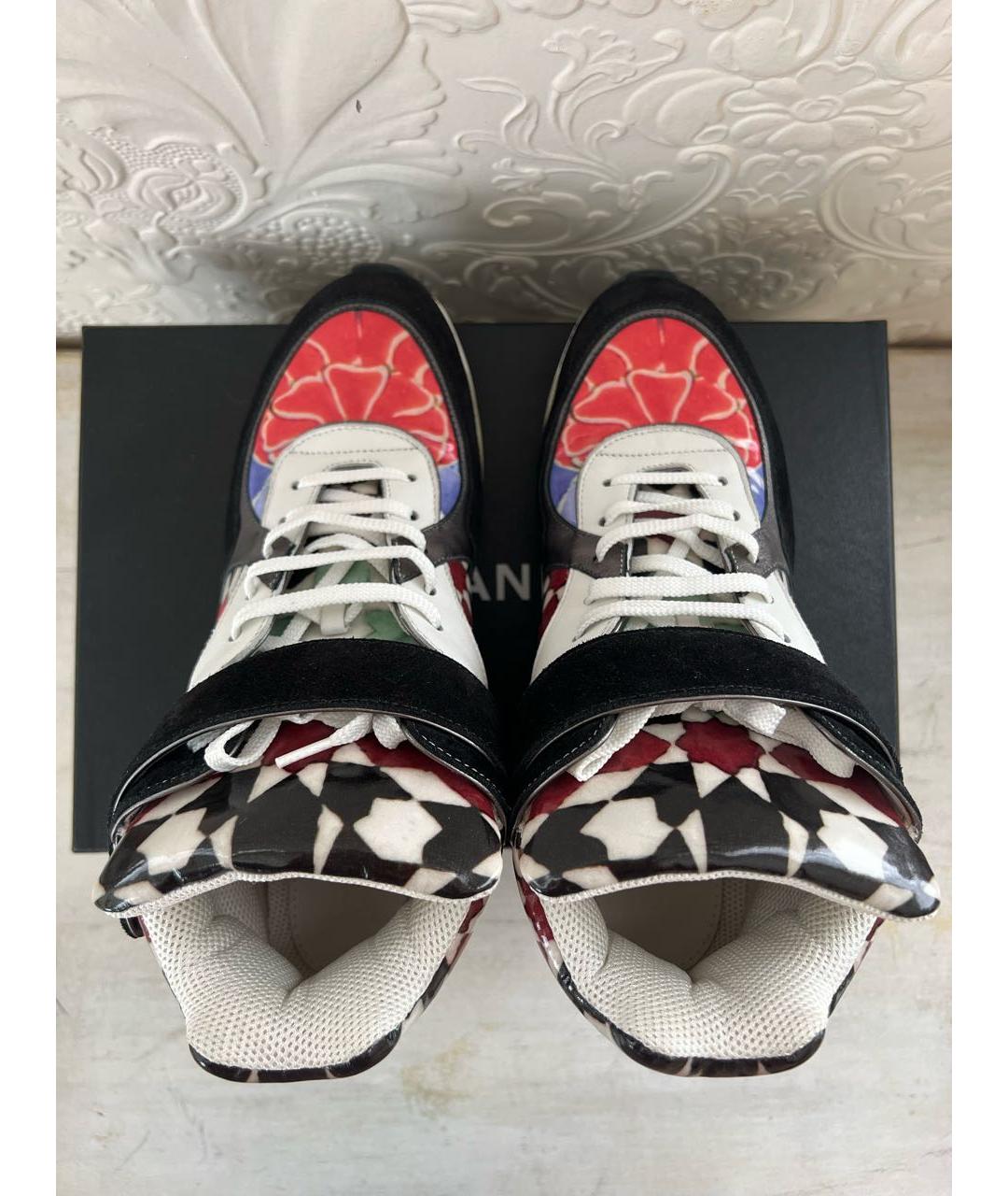 CHANEL Кожаные кроссовки, фото 3