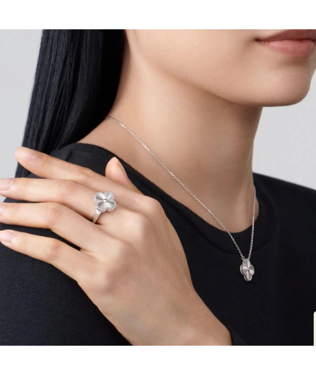 VAN CLEEF & ARPELS Серебряное колье из белого золота, фото 3