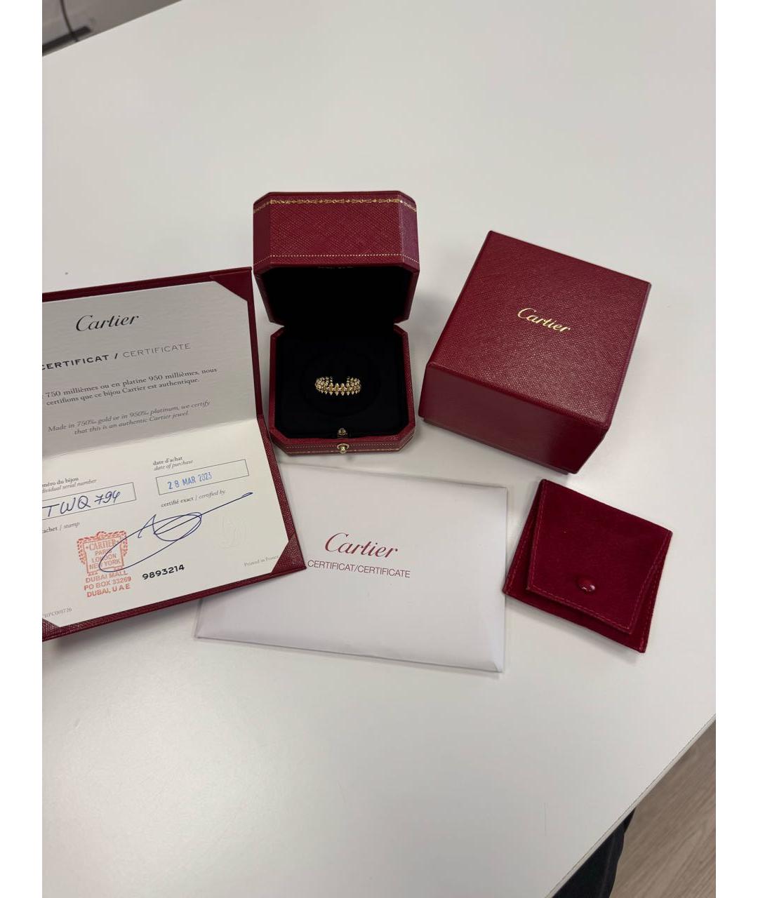CARTIER Золотое кольцо из желтого золота, фото 6