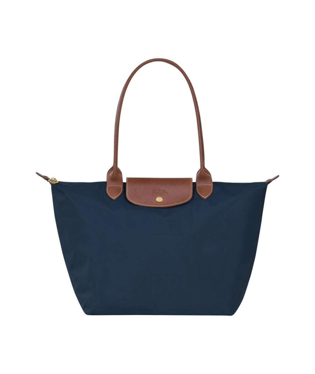 LONGCHAMP Темно-синяя сумка тоут, фото 1