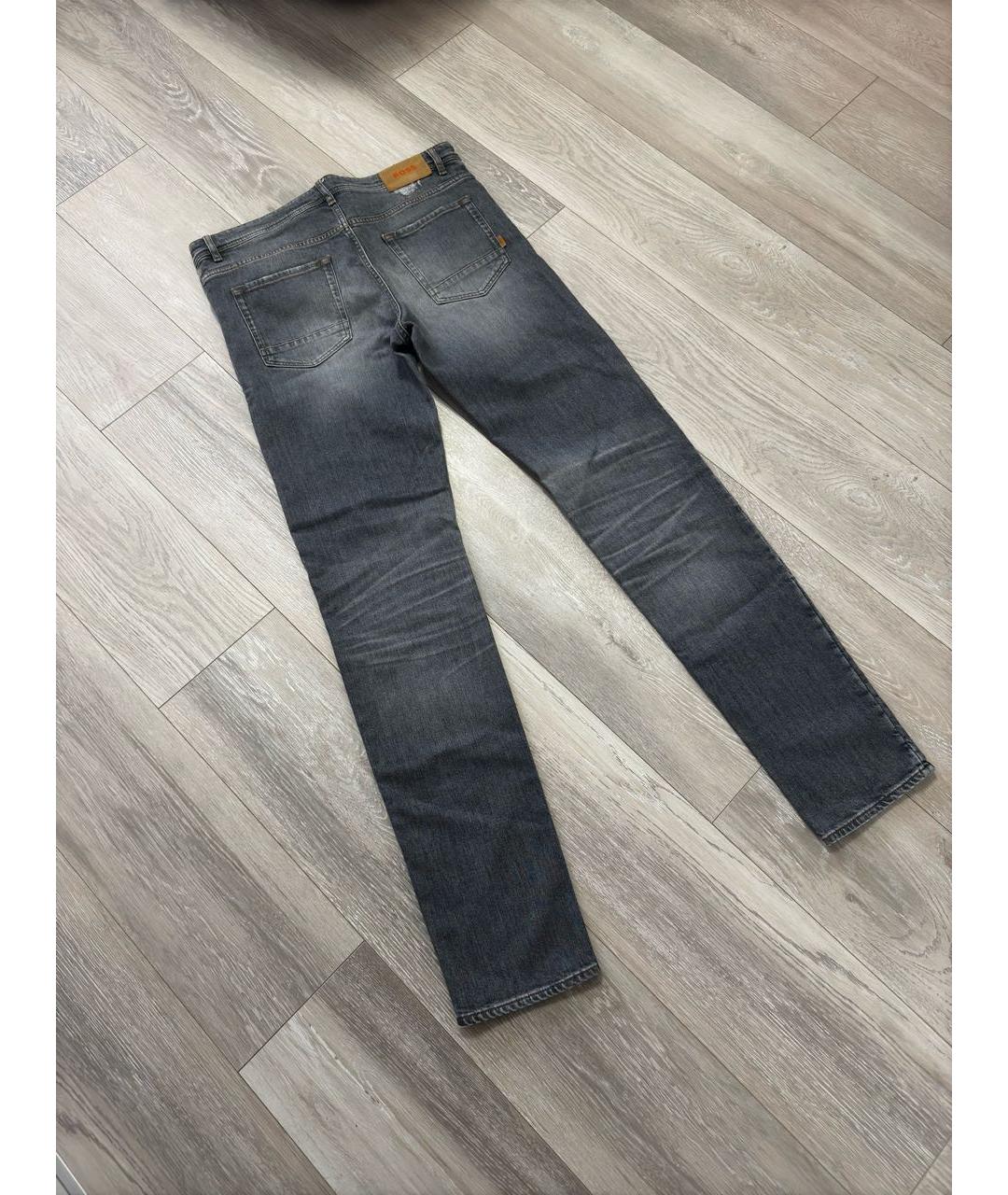HUGO BOSS Серые джинсы скинни, фото 4