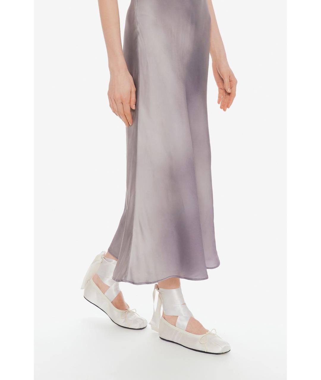 ANN DEMEULEMEESTER Белые текстильные балетки, фото 6