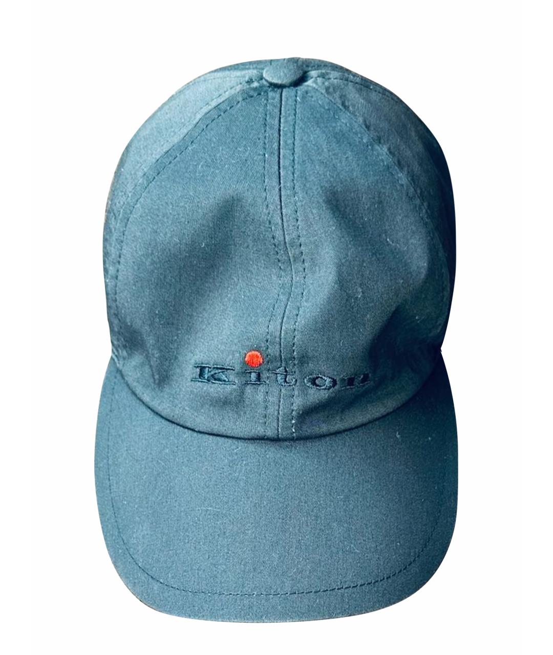 KITON Черная кепка, фото 1