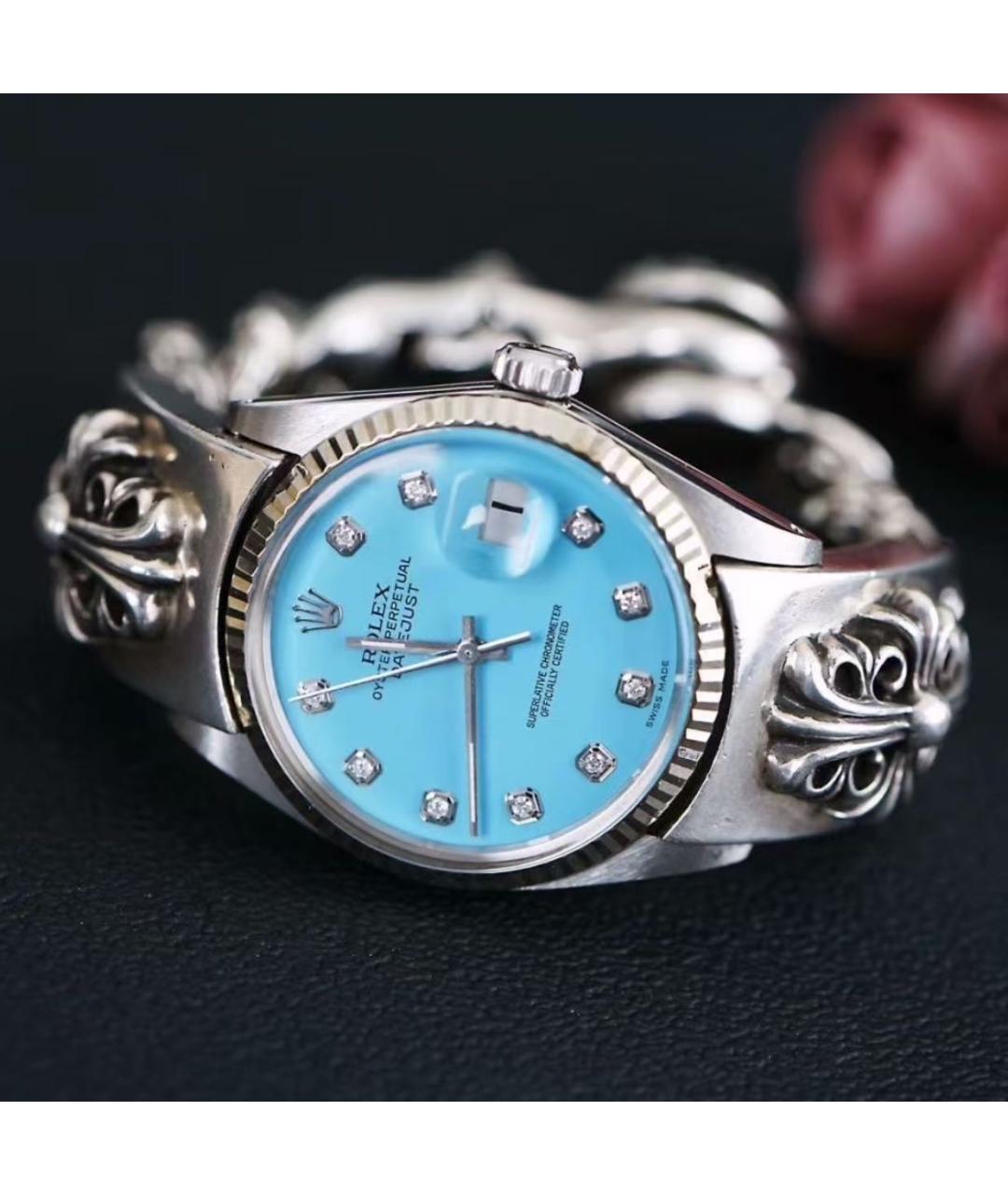 CHROME HEARTS Серебряные часы, фото 3