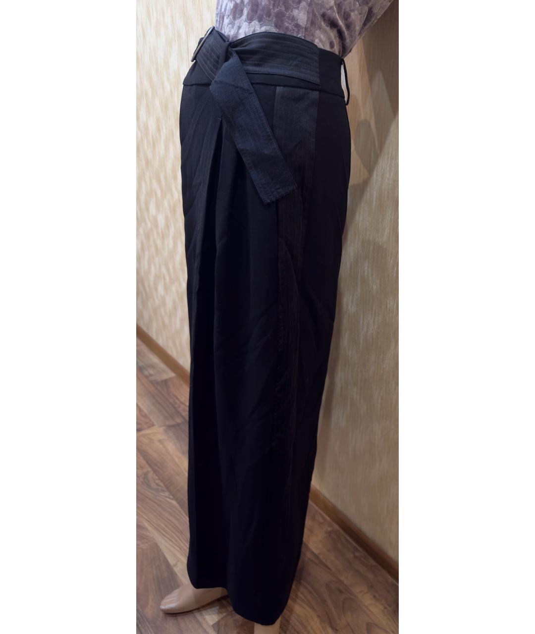 WEEKEND MAX MARA Черные ацетатные кюлоты, фото 6