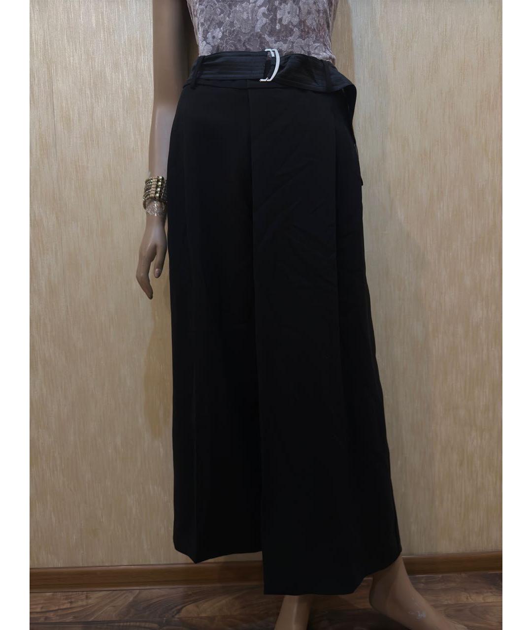 WEEKEND MAX MARA Черные ацетатные кюлоты, фото 4