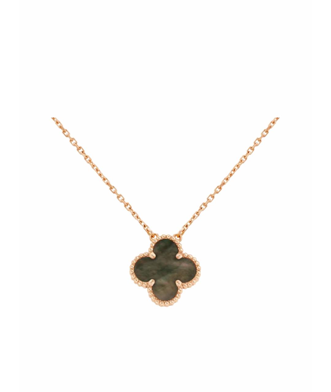 VAN CLEEF & ARPELS Серое колье из розового золота, фото 1