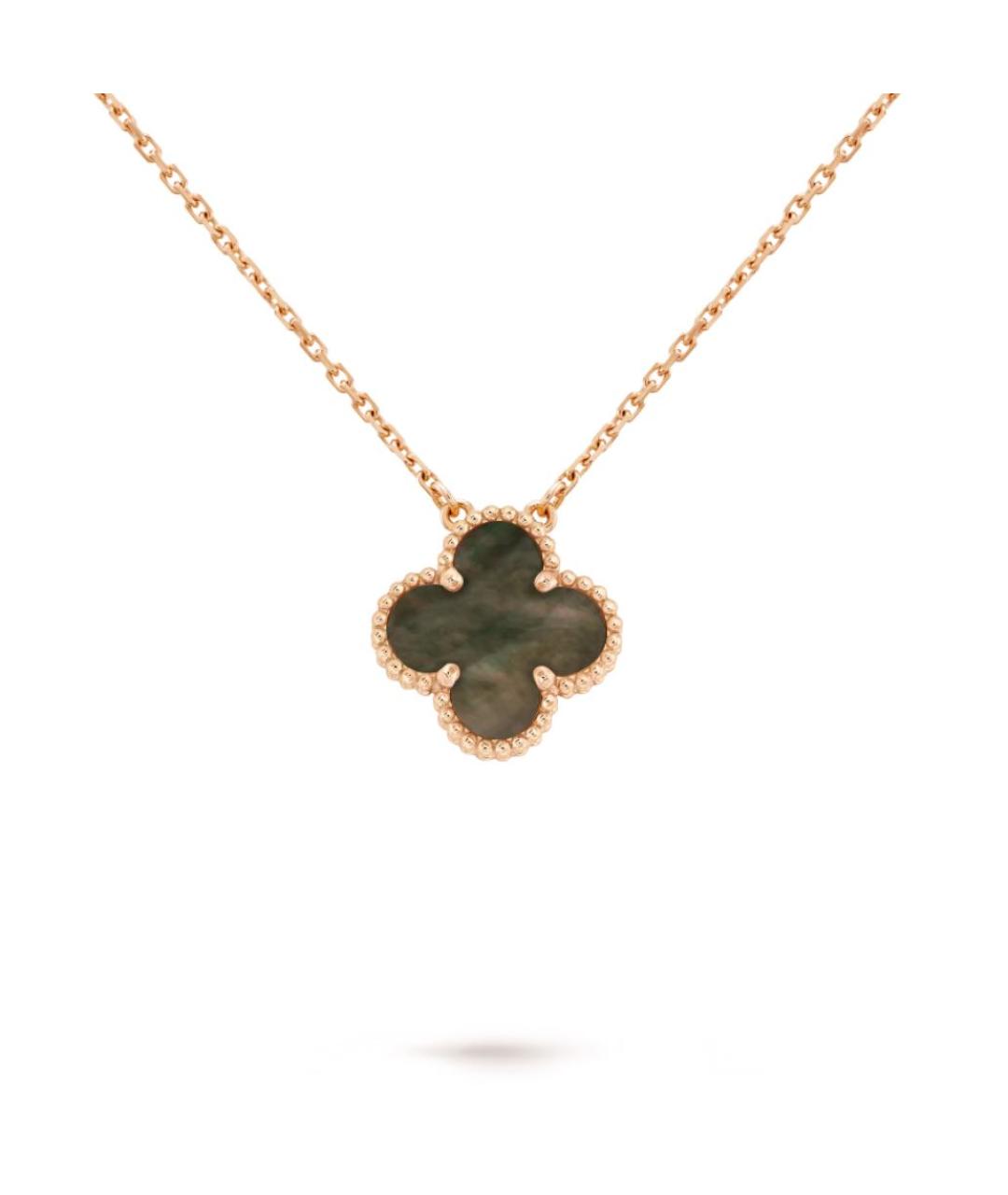 VAN CLEEF & ARPELS Серое колье из розового золота, фото 4
