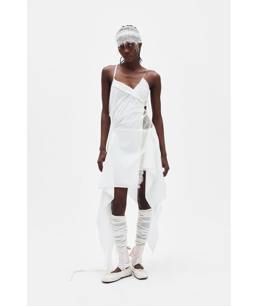 ANN DEMEULEMEESTER Белые носки, чулки и колготы, фото 6
