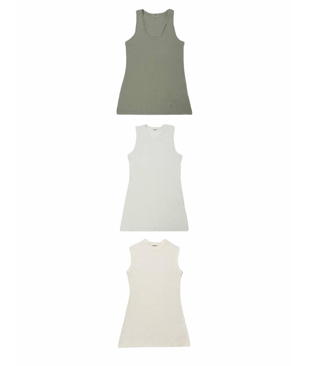 JIL SANDER Мульти хлопковая майка, фото 1