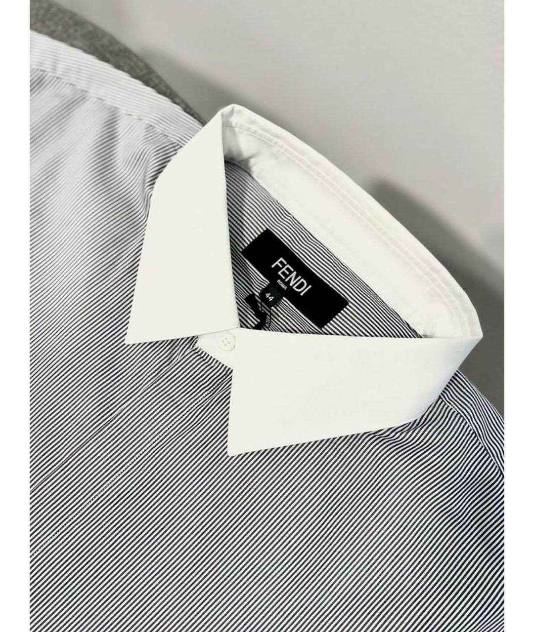 FENDI Хлопковая классическая рубашка, фото 4
