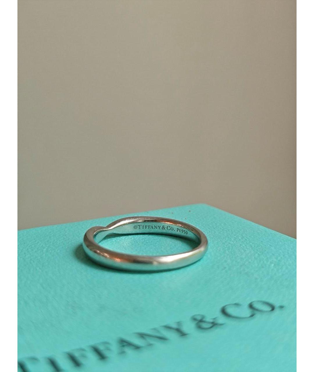 TIFFANY&CO Серебряное платиновое кольцо, фото 2
