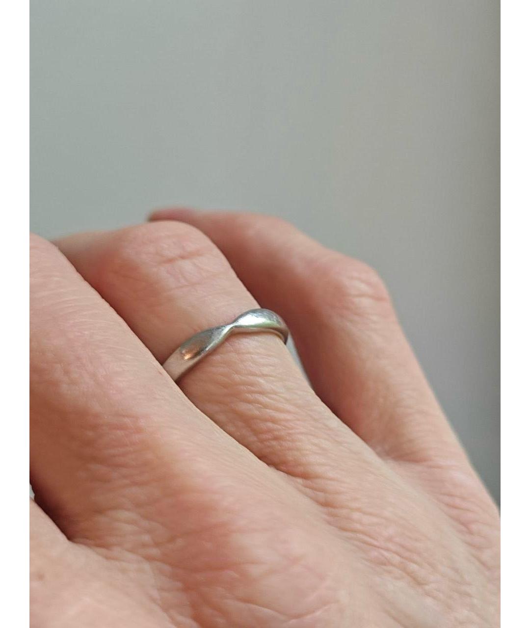 TIFFANY&CO Серебряное платиновое кольцо, фото 4