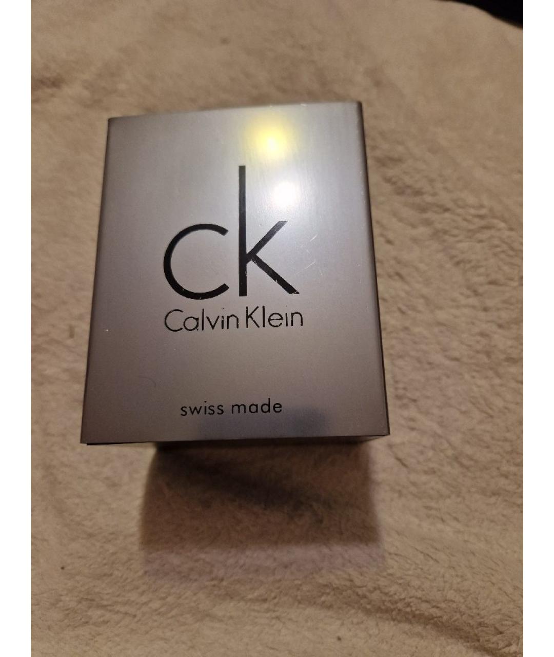 CALVIN KLEIN Серебряные металлические часы, фото 3