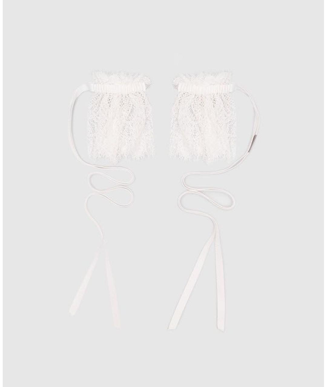 ANN DEMEULEMEESTER Белые митенки, фото 4