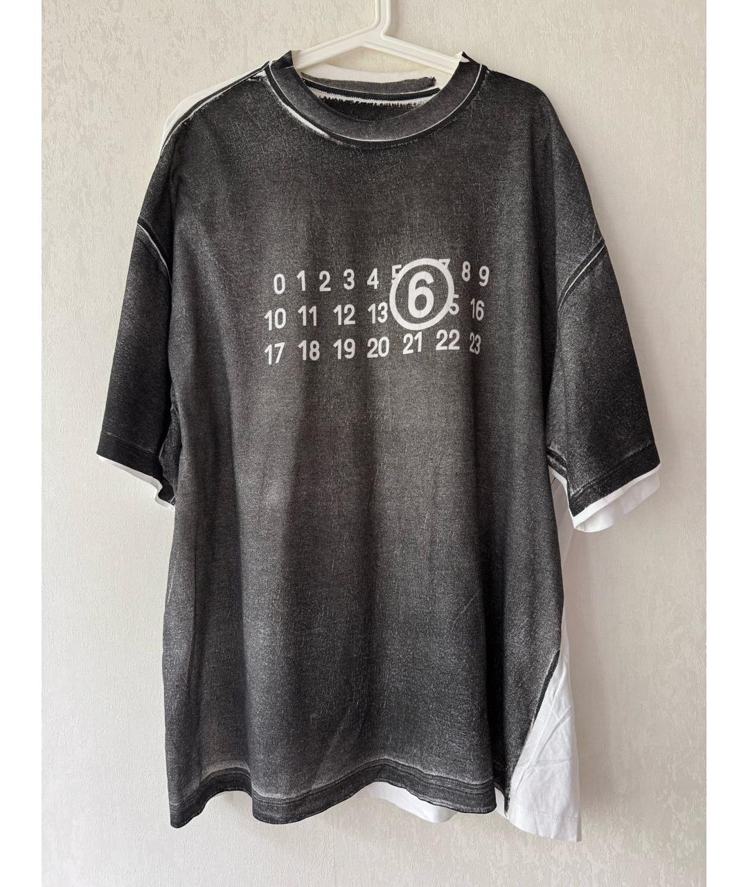 MM6 MAISON MARGIELA Хлопковая футболка, фото 6