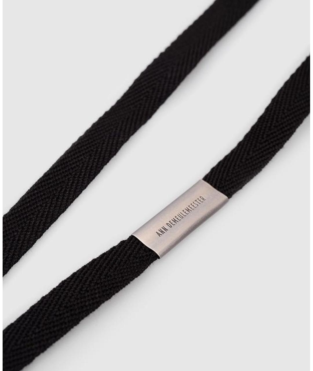 ANN DEMEULEMEESTER Черные митенки, фото 3