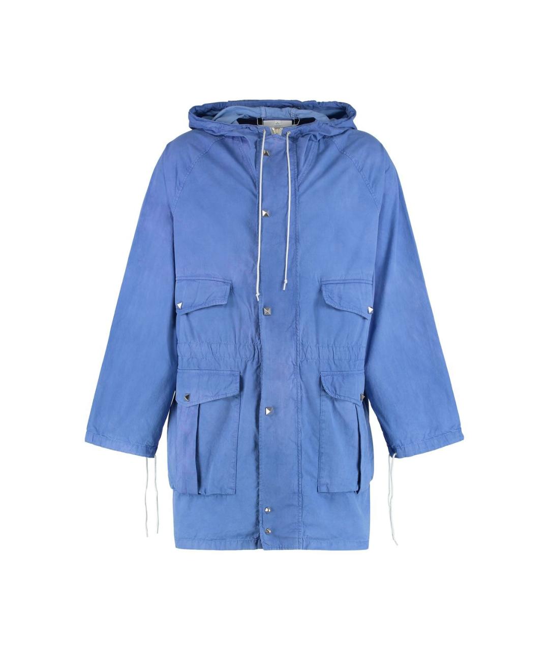 ACNE STUDIOS Синяя хлопковая парка, фото 1