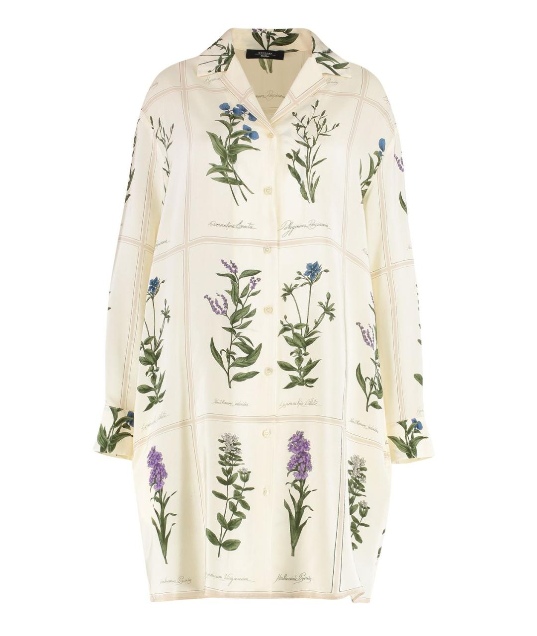 WEEKEND MAX MARA Мульти шелковое повседневное платье, фото 1