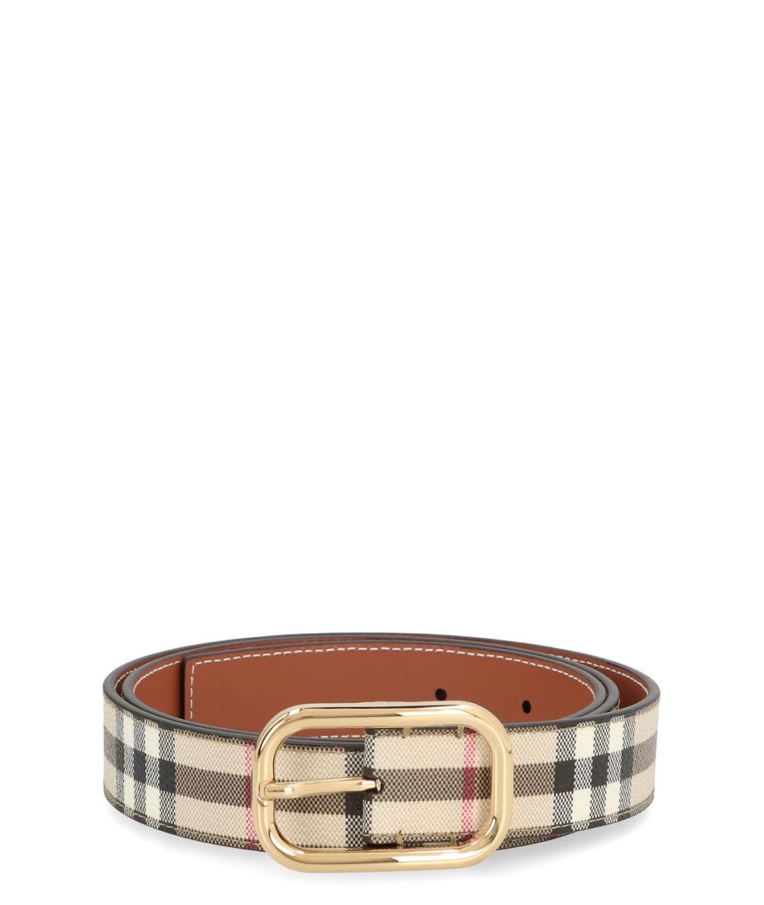 BURBERRY Бежевый ремень, фото 1