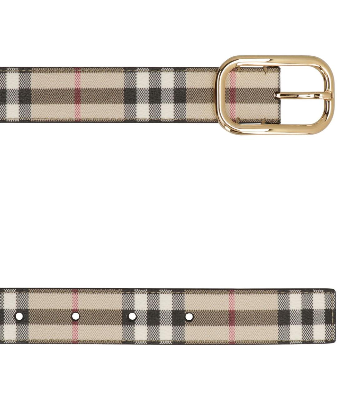 BURBERRY Бежевый ремень, фото 3