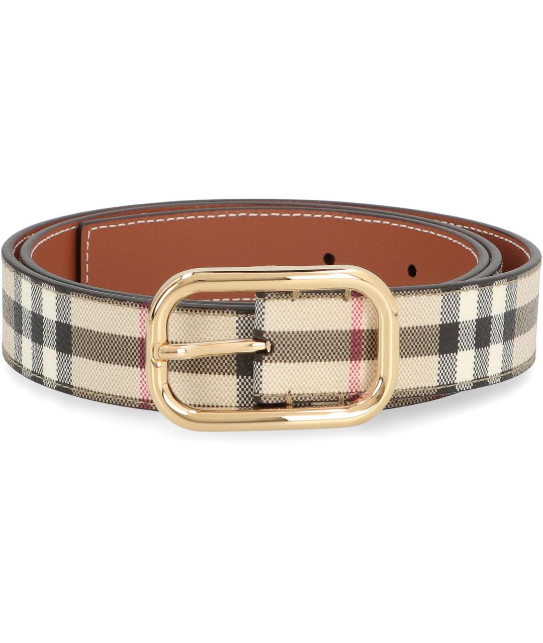 BURBERRY Бежевый ремень, фото 2