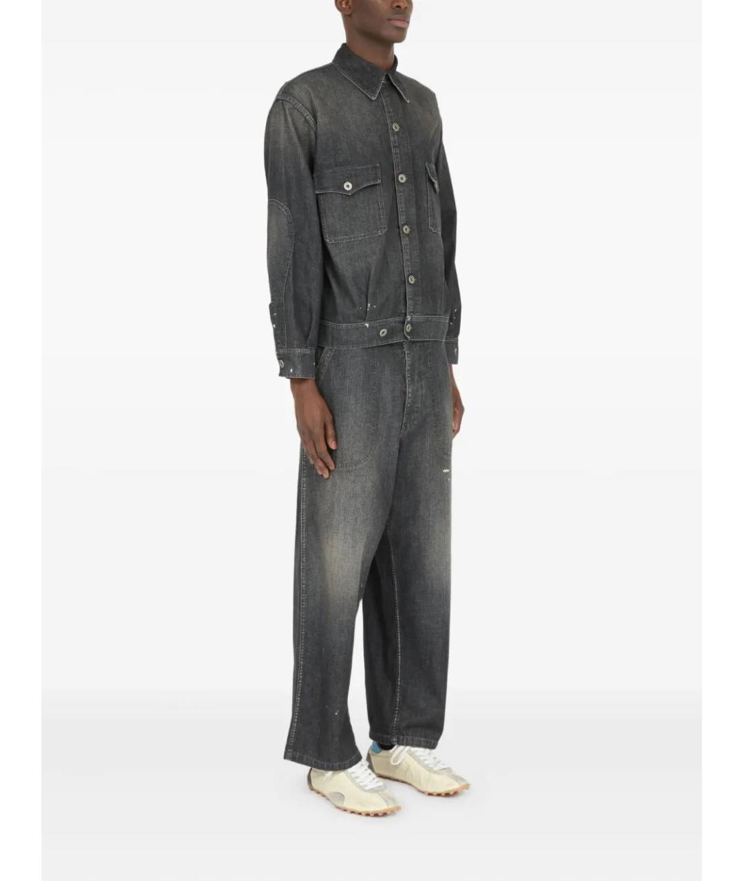 MAISON MARGIELA Антрацитовая хлопковая куртка, фото 3