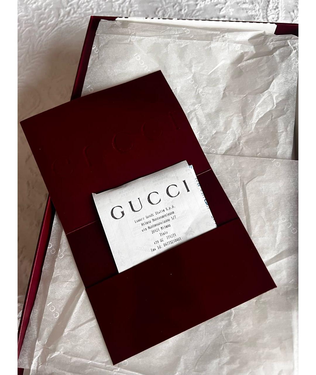 GUCCI Коричневые замшевые лоферы, фото 8