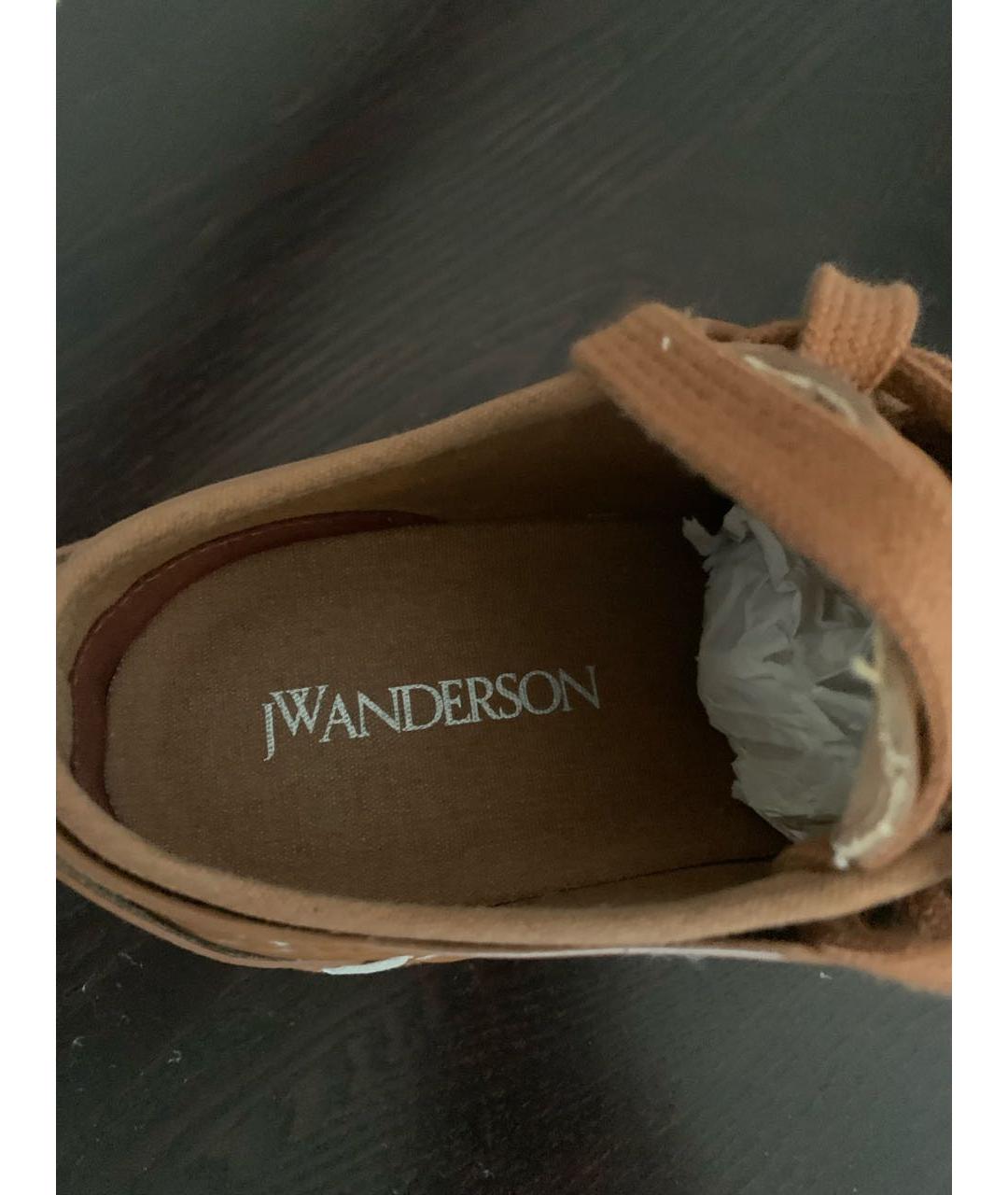 J.W.ANDERSON Коричневые кеды, фото 5