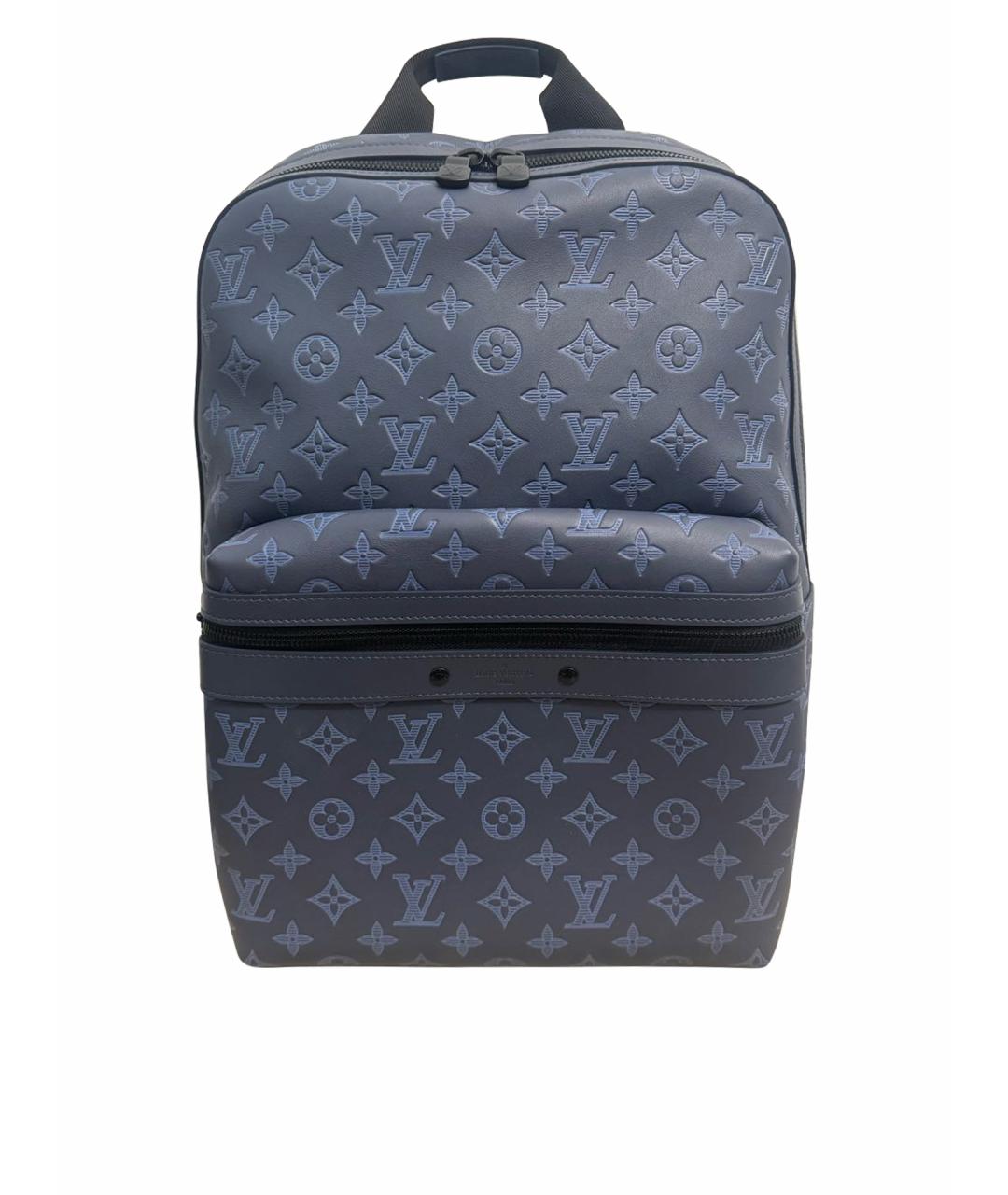 LOUIS VUITTON Синий кожаный рюкзак, фото 1