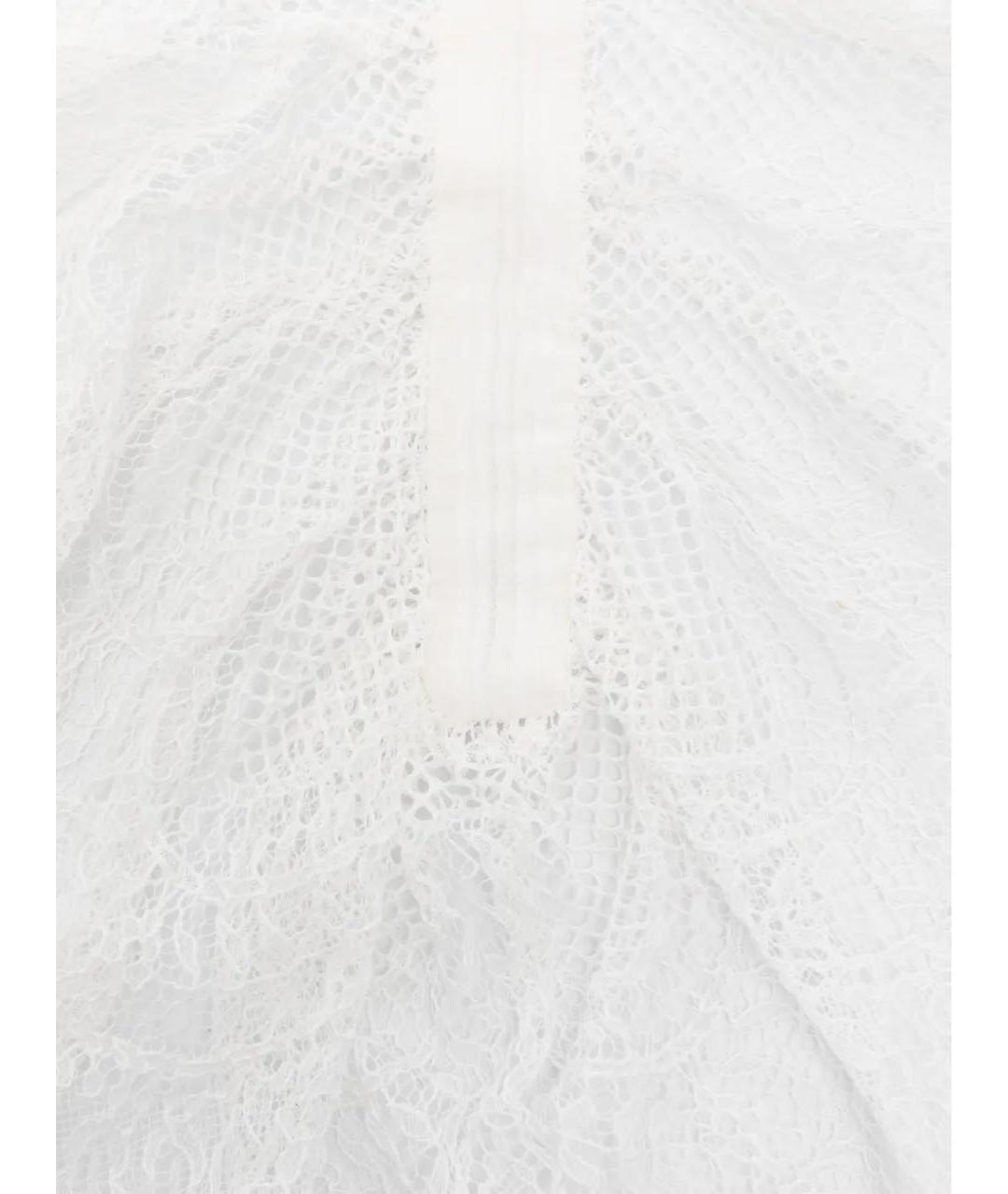 ANN DEMEULEMEESTER Белый хлопковый воротник, фото 2