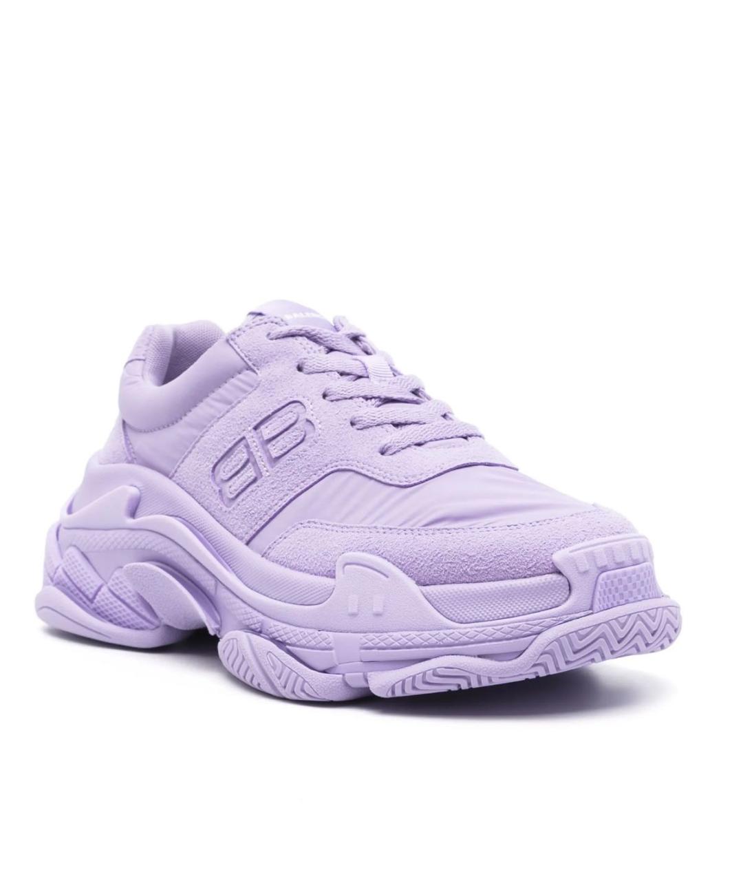 BALENCIAGA Фиолетовые кроссовки, фото 2