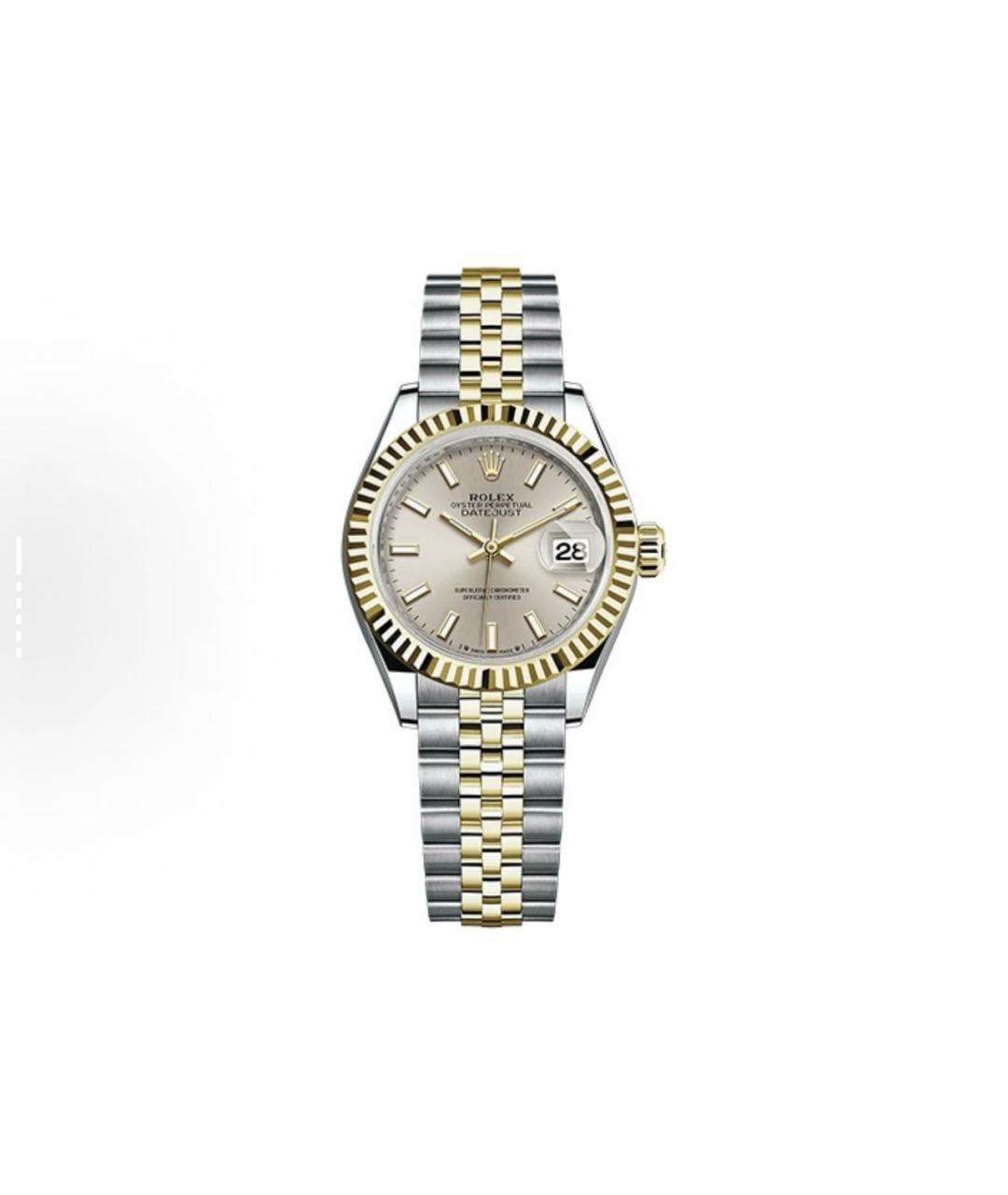 ROLEX Серебряные часы из желтого золота, фото 3