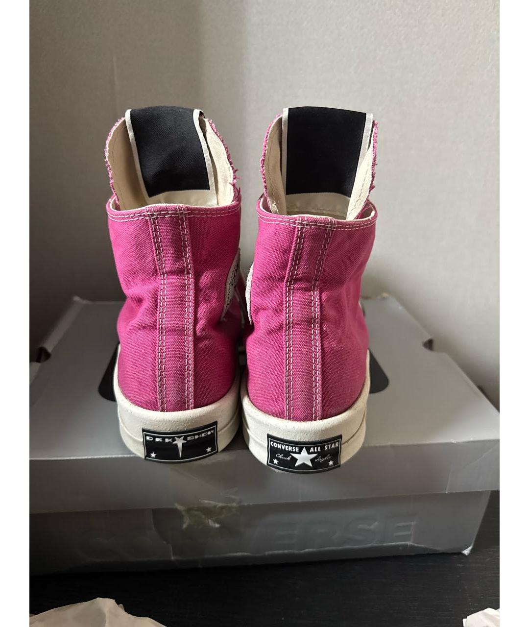 CONVERSE Розовые высокие кроссовки / кеды, фото 4