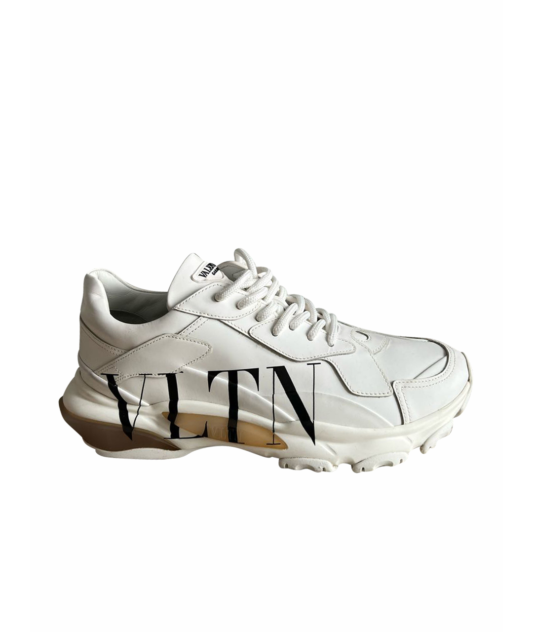 VALENTINO Белые кожаные кроссовки, фото 1