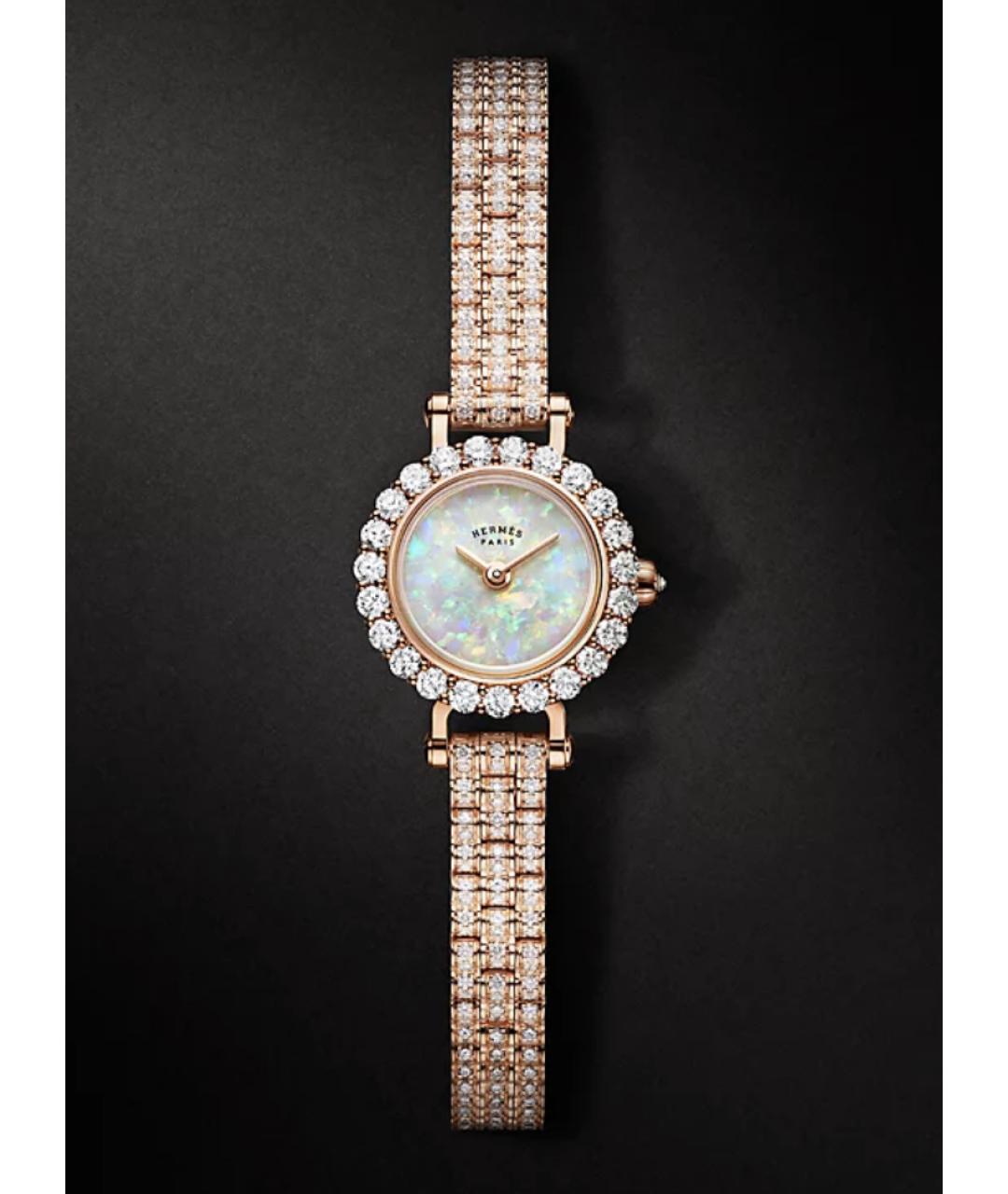 HERMES Золотые часы из розового золота, фото 5