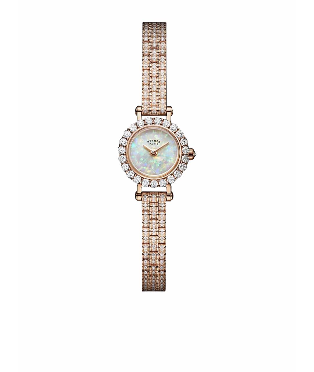 HERMES Золотые часы из розового золота, фото 1