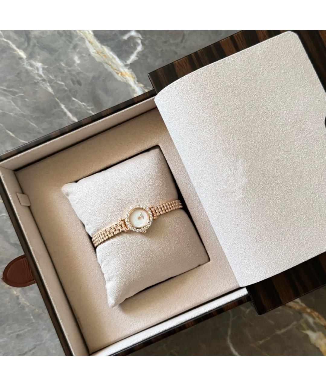 HERMES Золотые часы из розового золота, фото 3