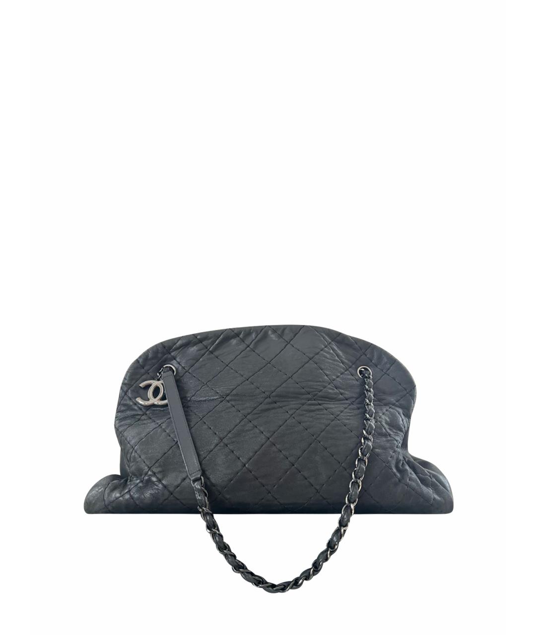 CHANEL Черная кожаная сумка тоут, фото 1