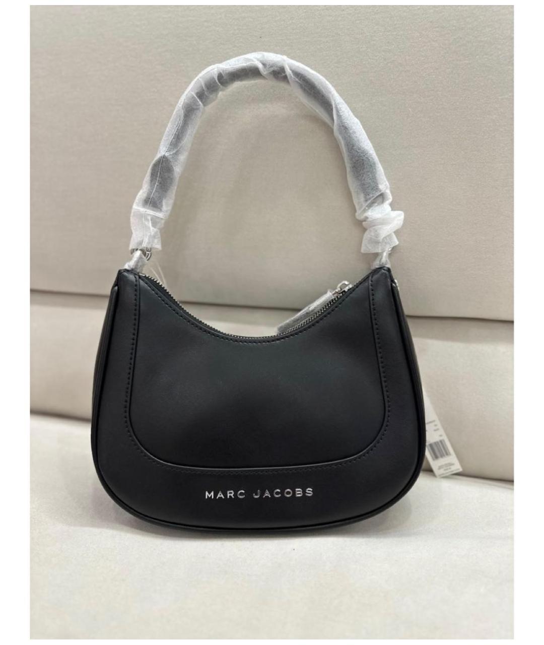 MARC JACOBS Черная кожаная сумка с короткими ручками, фото 5