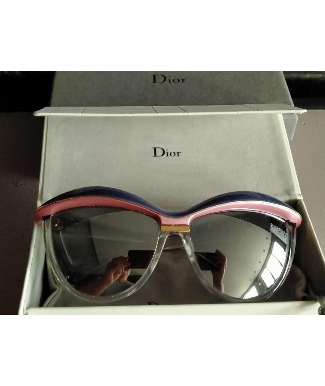 CHRISTIAN DIOR Мульти пластиковые солнцезащитные очки, фото 6