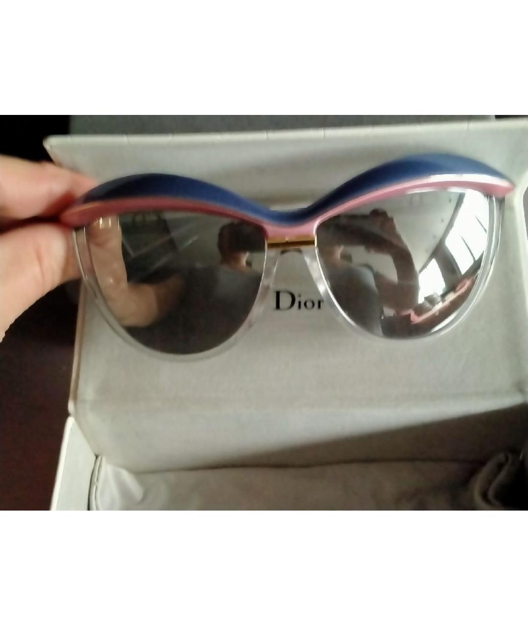 CHRISTIAN DIOR Мульти пластиковые солнцезащитные очки, фото 10