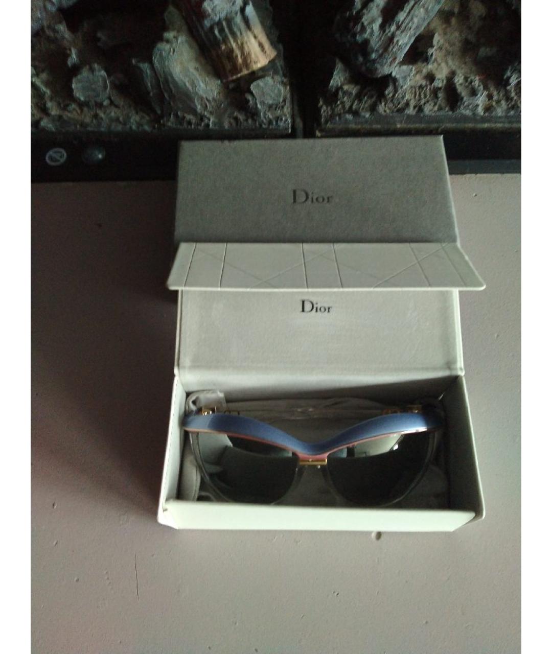 CHRISTIAN DIOR Мульти пластиковые солнцезащитные очки, фото 7