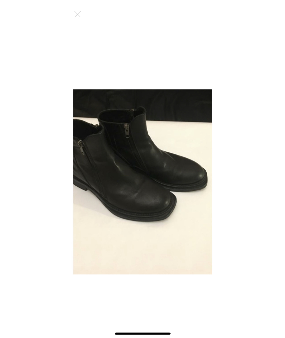 ANN DEMEULEMEESTER Черные кожаные ботинки, фото 5