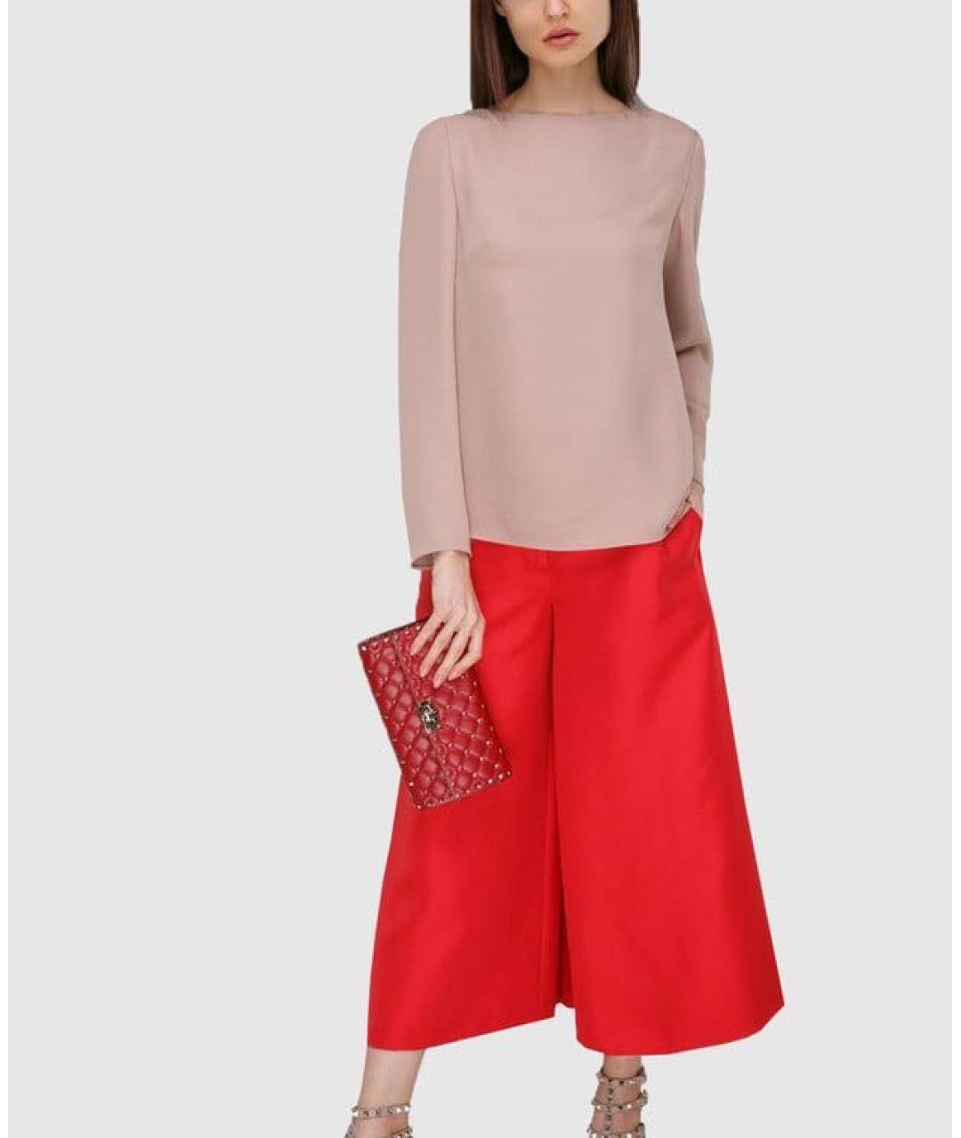 VALENTINO Красные кюлоты, фото 3