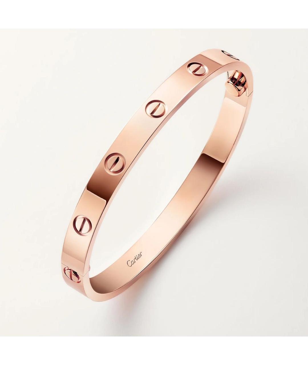 CARTIER Золотой браслет из розового золота, фото 7
