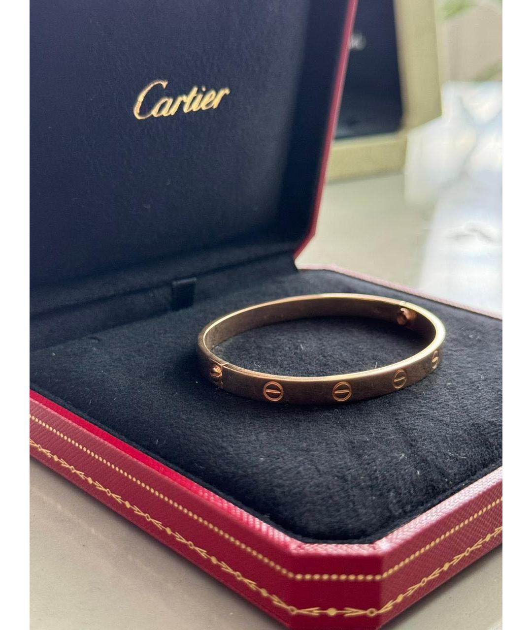 CARTIER Золотой браслет из розового золота, фото 6