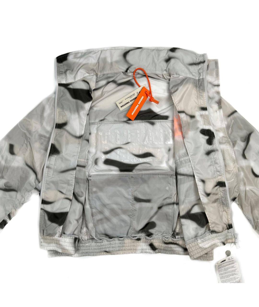 HERON PRESTON Серая полиэстеровая куртка, фото 2